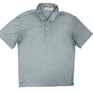 Cariloha Bamboo Golf Shirt Short Sleeve Polo Stretch Grey XL